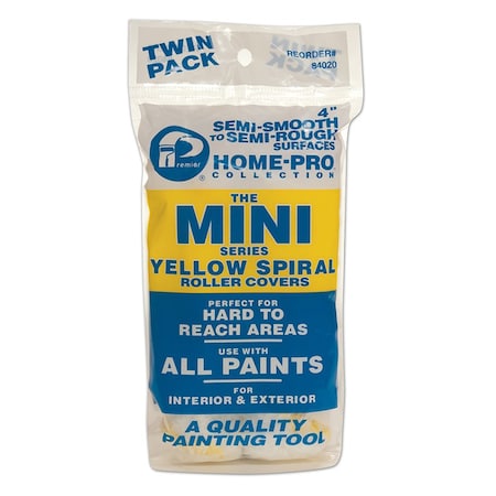 Premier 2Pk 4 in. Zpro Cp Roller Cvr Perln 84020